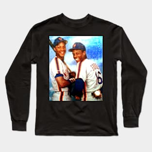 Darry l Strawberry and Dwight Gooden in New York Mets, 1983 Long Sleeve T-Shirt